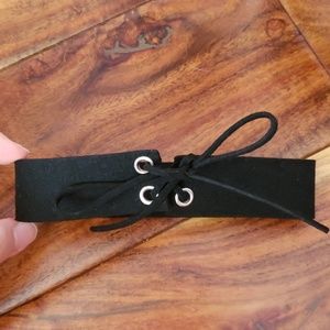 Black ribbon Cinderella choker necklace